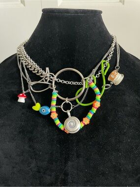 Colourful Chain Choker